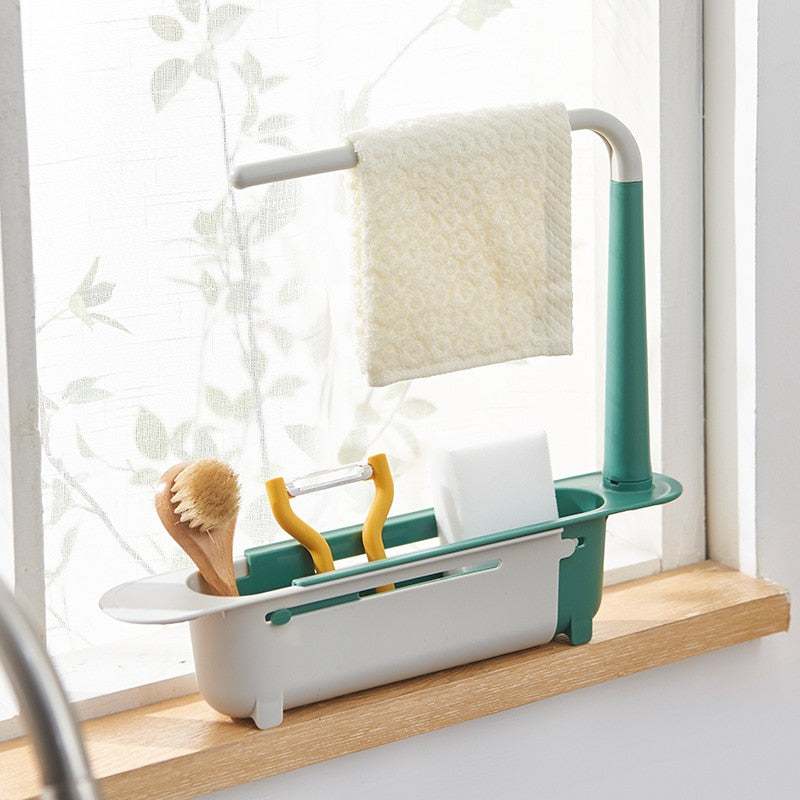 Telescopic Sink Shelf Organiser