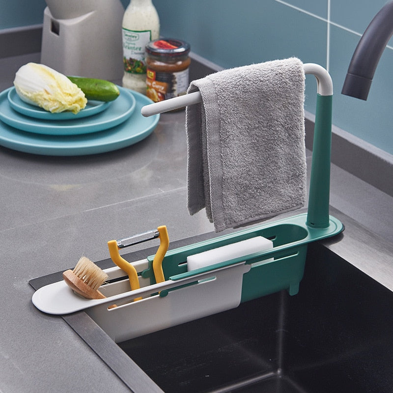 Telescopic Sink Shelf Organiser